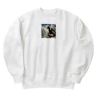 comati12の幼い黒龍 Heavyweight Crew Neck Sweatshirt