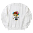 tami-chanの転校してきた女の子 Heavyweight Crew Neck Sweatshirt