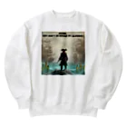 T_Whiteの酒は飲んでも飲まれるなⅡ Heavyweight Crew Neck Sweatshirt