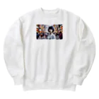 電気柴はAndroidの夢を見るか？のcybernetic transformation Heavyweight Crew Neck Sweatshirt