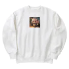 リキ製作所のネコミミあずにゃんパート2 Heavyweight Crew Neck Sweatshirt