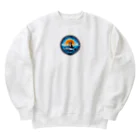 TOSHIRO-Tのネコ　サバイバル中 Heavyweight Crew Neck Sweatshirt