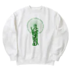 『NG （Niche・Gate）』ニッチゲート-- IN SUZURIの行住坐臥h.t.(green) Heavyweight Crew Neck Sweatshirt