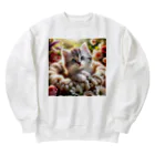 Cute! Salesの子猫 Heavyweight Crew Neck Sweatshirt