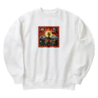 Q_kyuのオールドタペストリー Heavyweight Crew Neck Sweatshirt