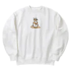 まめのシェフドック Heavyweight Crew Neck Sweatshirt