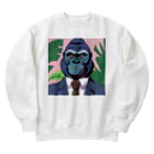 jiyurakuのサラリーマン・ゴリラ Heavyweight Crew Neck Sweatshirt