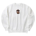 Gilghisslaの海賊冒険クマ Heavyweight Crew Neck Sweatshirt