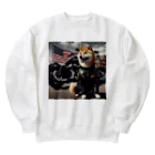 ANTARESのアメリカンライダー柴犬 Heavyweight Crew Neck Sweatshirt