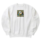 bousyounenの水しぶきをあげるアヒルの足指 Heavyweight Crew Neck Sweatshirt