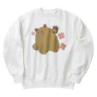 hanakuma33のhanakumaポップお花とくまさん Heavyweight Crew Neck Sweatshirt