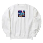 moon star ☪︎の異空間3 Heavyweight Crew Neck Sweatshirt