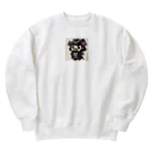 戦国時代マニアのデフォルメ小早川秀秋君 Heavyweight Crew Neck Sweatshirt