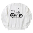 ファンシーTシャツ屋のクールでスタイリッシュなアメリカン自転車 Heavyweight Crew Neck Sweatshirt