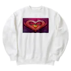 オンリーワンのTHE ONLY ONE『シークレットファイヤーハート❤』 Heavyweight Crew Neck Sweatshirt