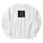 metametamonnのメキシコのチチェン・イッツァ遺跡 Heavyweight Crew Neck Sweatshirt