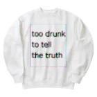 Hamster’s Internet のtoo drunk Heavyweight Crew Neck Sweatshirt