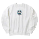 kawaiidoubututatiのウサギ×宇宙服 Heavyweight Crew Neck Sweatshirt