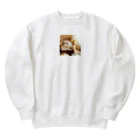 katohkouchiのサニーバスケット・ドリーム Heavyweight Crew Neck Sweatshirt