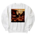 ヤス屋のドラゴン Heavyweight Crew Neck Sweatshirt