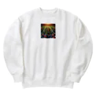 Kare-Raisuの色んなスポーツ　ボール　道具　おしゃれ　アメフト　バスケ Heavyweight Crew Neck Sweatshirt