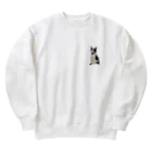 にゃんにゃん工房の舌ペロにゃん Heavyweight Crew Neck Sweatshirt