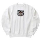 gurasan_nekoのグラサン猫7 Heavyweight Crew Neck Sweatshirt