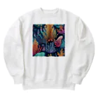 yuking0825の海を彩るコーラル Heavyweight Crew Neck Sweatshirt