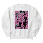 ﾅﾅﾀ 臍のpink's rules Heavyweight Crew Neck Sweatshirt