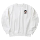 shibakyoのジャーキー・チェン（ヌンチャク） Heavyweight Crew Neck Sweatshirt