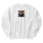 ネコ社長のネコ社長１０代目 Heavyweight Crew Neck Sweatshirt