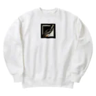 Black_White_Goldの流れ星 Heavyweight Crew Neck Sweatshirt