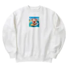 ソクアのブタ　In ハワイ Heavyweight Crew Neck Sweatshirt