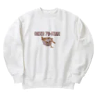 猫田丸尾の湯あたり注意 Heavyweight Crew Neck Sweatshirt