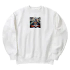 パパネコのゴンドラワンチャン Heavyweight Crew Neck Sweatshirt