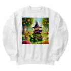 風光と妖精の森で探検 Heavyweight Crew Neck Sweatshirt