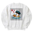 ザ☆めんまのお店のゆっくり進行☆あひる隊長！ Heavyweight Crew Neck Sweatshirt