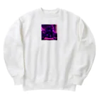 jujumarucatのROCKYCAT　ハーレー Heavyweight Crew Neck Sweatshirt