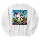 すずらん24の幸運のお花畑 Heavyweight Crew Neck Sweatshirt