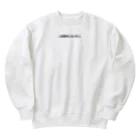 シンプル文字の価値を大きくしたいShopの上級国民になりたい Heavyweight Crew Neck Sweatshirt