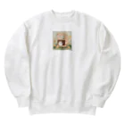 ☆KOKORAY☆のハムりんちゃん Heavyweight Crew Neck Sweatshirt