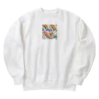 Happy　Rainbow　Flagのレインボーフラッグ Heavyweight Crew Neck Sweatshirt