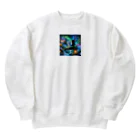 katohkouchiの魔法の探索：好奇心の旅 Heavyweight Crew Neck Sweatshirt