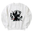 影の戦士コレクションの手裏剣・影 Heavyweight Crew Neck Sweatshirt