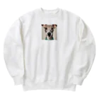 hono想(そう)イタグレ日記の笑顔のイタリアングレーハウンド Heavyweight Crew Neck Sweatshirt