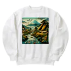 すずらん24の古き良き日本の風情 Heavyweight Crew Neck Sweatshirt