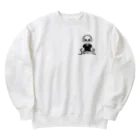 no nameのDJガイコツくん Heavyweight Crew Neck Sweatshirt