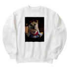 117hibikiの柴犬COOUo･ｪ･oU Heavyweight Crew Neck Sweatshirt