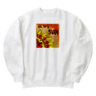 patroom(柄)のザッサン(太陽くん) Heavyweight Crew Neck Sweatshirt