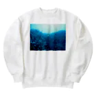 umin0nakaの青い珊瑚礁 Heavyweight Crew Neck Sweatshirt